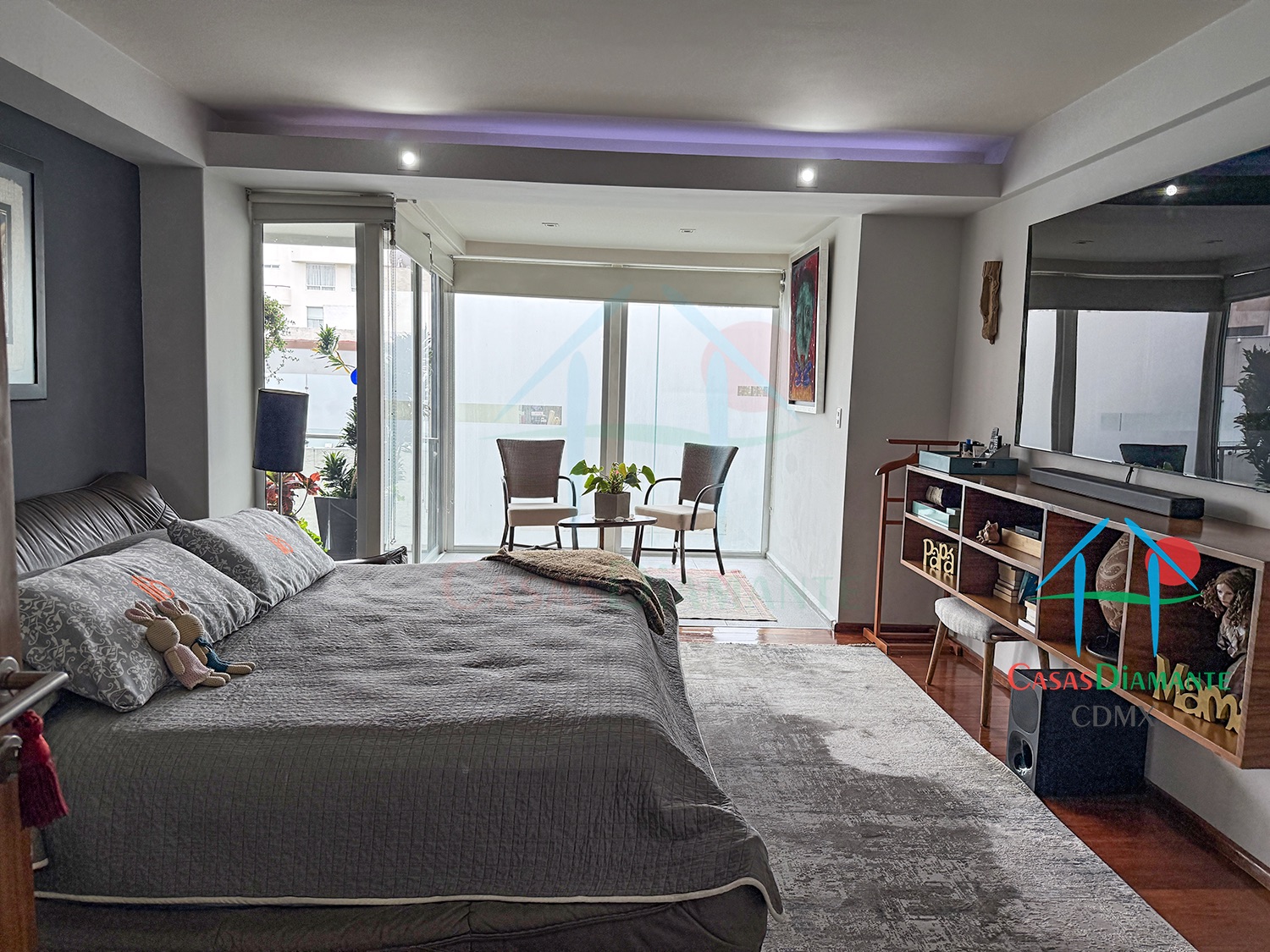 Polanco Departamento Arquímedes - Recámara principal 1